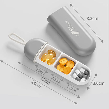 Compact Travel Pill Box